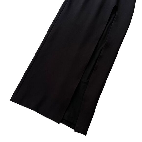 NICHOLAS Tena Deep V Sweetheart Gown in Black - Picture 3 of 10